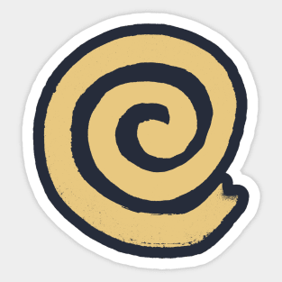 Spiral - Bold MINIMAL Sticker
